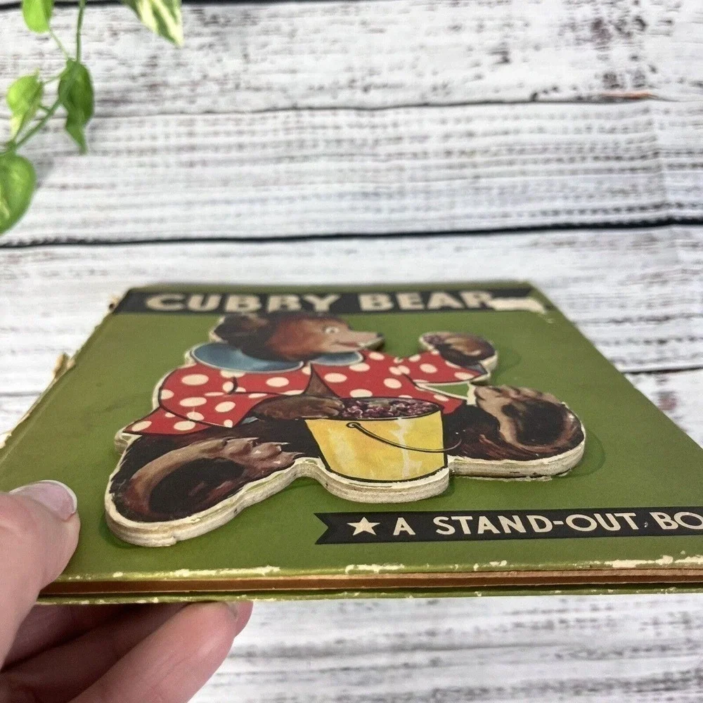 Vintage Cubby Bear Children's Book A Stand Out Whitman Publishing